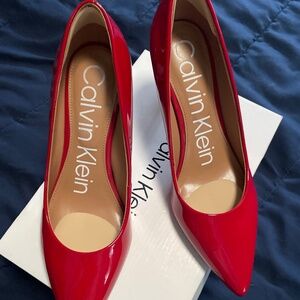 Crimson Red High Heels